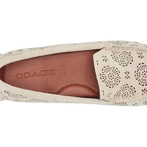 Coach Cream Crosby Driver Suede Tea Rose NIB S5.5 - Picture 5 of 12